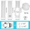 LEZIFU Portable Air Conditioner Kit with Hose, Adjustable Window Seal