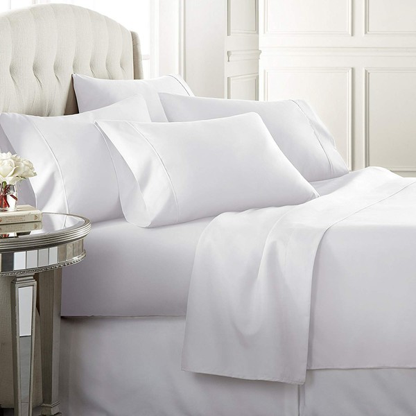 Laurelcrest 300 Thread Count Cotton/Tencel 4-Piece Sheet Set