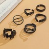 Goth Rings - 20PCS Black Ring, Grunge Rings, EMO Jewellery,