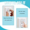 MILAKE Loose Outlet Plug Fix Secure Kit for Wobbly Wall
