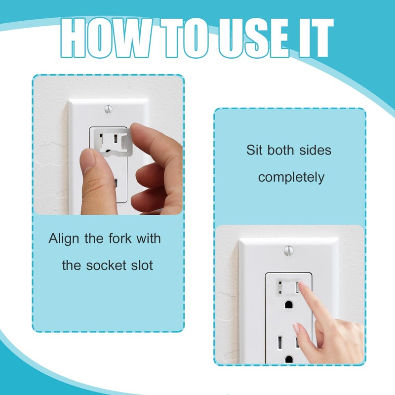 MILAKE Loose Outlet Plug Fix Secure Kit for Wobbly Wall
