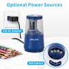 JARLINK Electric Pencil Sharpener, Heavy-Duty Helical Blade to Fast Sharpen,
