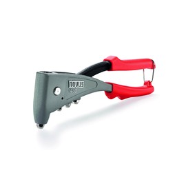 Novus Blindnietzange N-30, ergonomische Profi-Nietzange, Nietenzange mit 1-Hand-Bedienung, Aluminium, Stahl