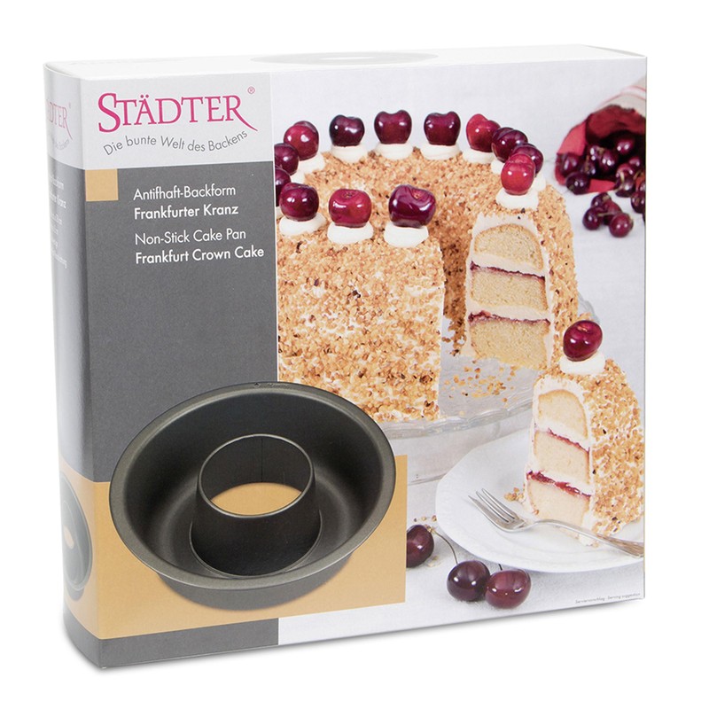 Städter 536067 Baking Mould for Frankfurt Wreath Cakes Non-Stick Coating