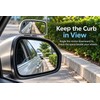 360° Adjustable Blind Spot Mirror for Cars – Wide-Angle Convex