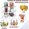 AKAZA 3-Tier Corner Shelf Counter and Cabinet Organizer - Cabinet