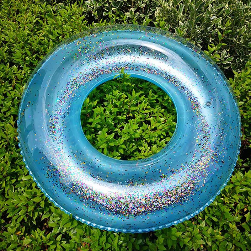 Float, For Kids, Adults, O-Shaped, Glitter, Cute, Thick, For Water