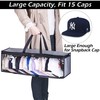 KIMBORA 2 PCS Wide Hat Storage for Baseball Caps Organizer