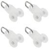 50 Pcs Curtain Track Pulley Pulley Roller for Hanging Curtains