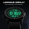 GOLDEN HOUR Ultra-Thin Minimalist Sports Waterproof Digital Watches Men with