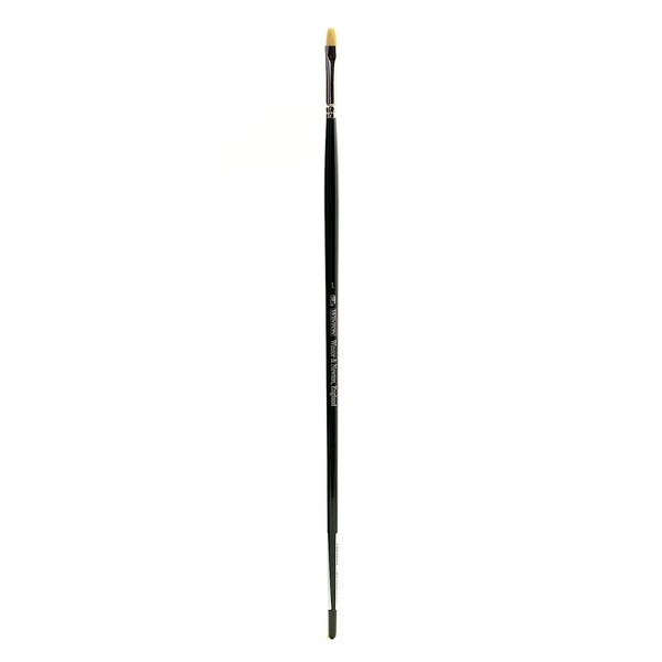 Winsor & Newton 5973701 Winton Flachpinsel- Nr.1- 5,3 mm, für Ölfarbe, Acrylfarbe und Alkydfarbe