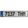Spain European License Plate - Random Characters