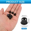 sourcing map 100pcs Nylon Plastic Hole Plugs, 2/7"(8mm) Round Drill