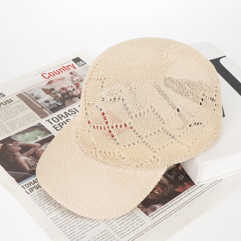Meliyya Unisex Baseball Cap Paper Straw Men Women Baseball Cap
