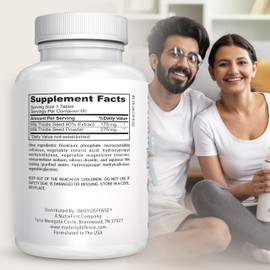 Daily Defense Pure Milk Thistle Herbal Supplements - 450mg Milk Thistle Extract for Liver Detox & Liver Support Supplement - Vegan Dietary Supplements for Women & Men, 60 Tablets