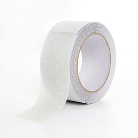 Hibmisy Non Slip Tape 2cm x 10m Clear Anti Slip Safety Tape Non Slip Tape for Outdoor Indoor Stairs Step (Clear, 2cm x 10m)