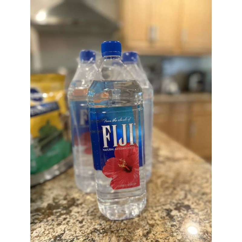 FIJI Water Lot Of 12 EMPTY FIJI Natural Artesian Water