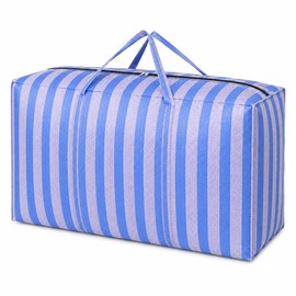 180L Multiple Use Large Storage Bag for Moving & Travel – Foldable Nylon Organizer with Carry Handles for Clothes, Quilts & Bedding