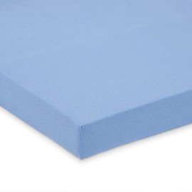 FabiMax 2888 Jersey Bassinet Fitted Sheet 45 x 85 cm Blue