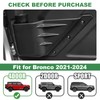 CFDSDE 4PCS Door Storage for Ford Bronco Accessories 2024 2021-2025