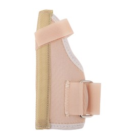Wrist Support Brace Adjustable Soft Breathable Wrist Thumb Support Wrap for Mouse Hand Apricot S