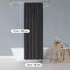 Curoayood Shower Curtain for Bathroom,Machine Washable Light Weight Fabric Woven