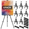 AROIC 8 Pack Painting Display Easel Stand Portable Adjustable Metal