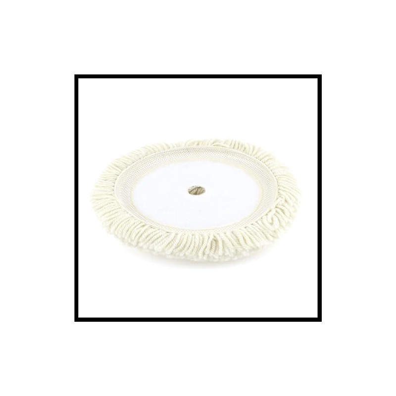 Hihaha Round Woolen Buffing Polishing Pad 9" 230mm Beige for