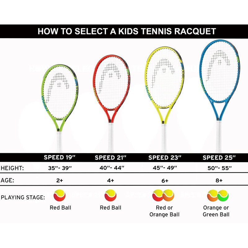 HEAD Speed Junior Pre-Strung Tennis Racquet, Lightweight Youth Tennis Racket