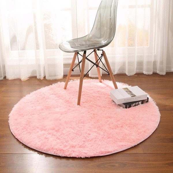 HARESLE Rug Living Room, Fluffy Rug Bedroom, High Pile Rugs,
