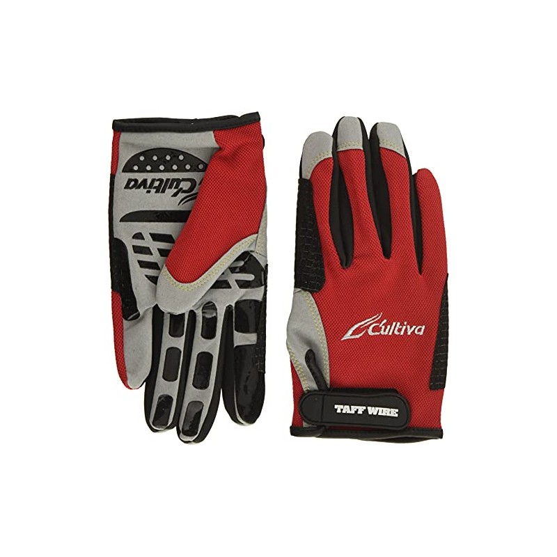 OWNER 209918 Fishing Gloves Game LL Red
