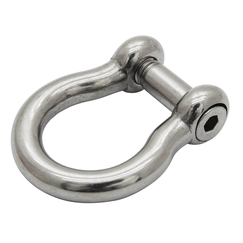 Extreme Max 3006.8411.2 BoatTector Stainless Steel Bow Shackle with No-Snag