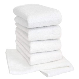 Hiorie Hand Towels, Hotel Style Towels, Classy, Set of 5, Off-White, Fluffy, Finest Super Long Cotton, Instant Absorption, Thick, Senshu Specialty Towel Certified