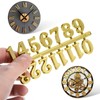 ueslwser 6 Piece DIY Clock Numerals Kit Including Arabic and