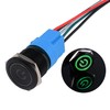 JIQI 22 mm Momentary Waterproof Pressure Switch 12 V to