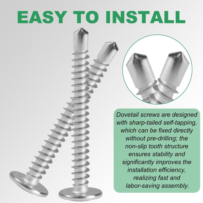 Self Tapping Screw, 410 Stainless Steel Drilling Screw M4.2 *