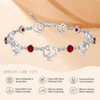 Cosie Lily Women's Bracelet 925 Sterling Silver Heart Bracelets Women