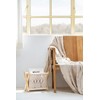 Mkono Macrame Magazine Rack Boho Storage Holder Standing Basket for