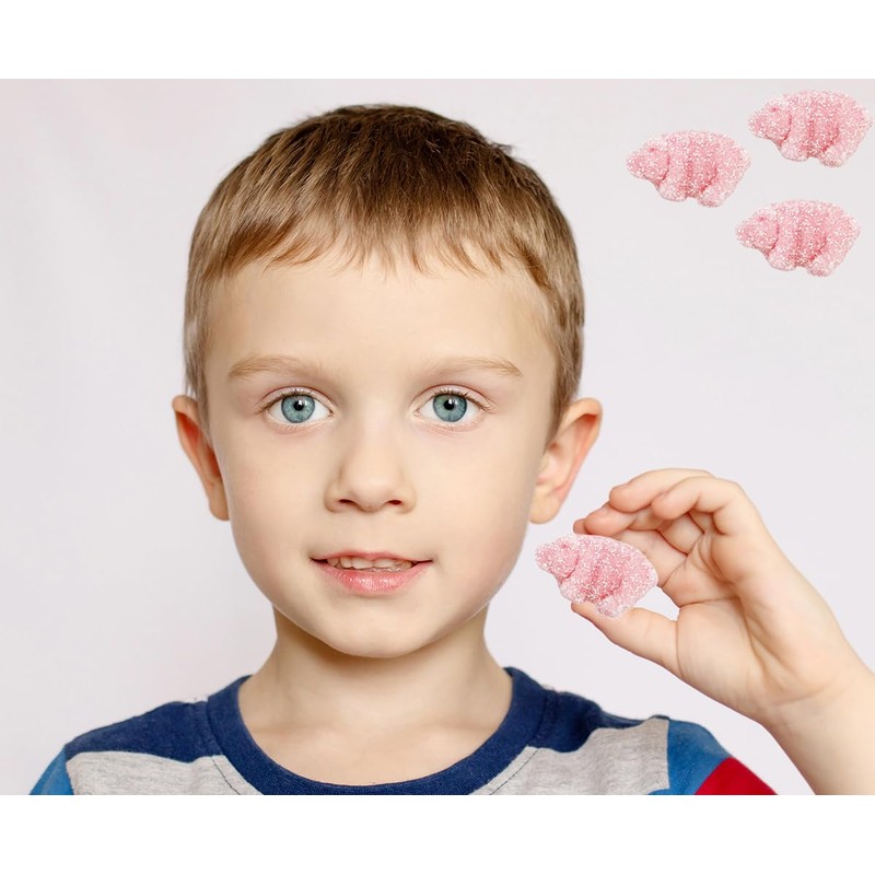 Fruidles Sour Gummy Piglets, Pink Gummies, Great for Theme Parties