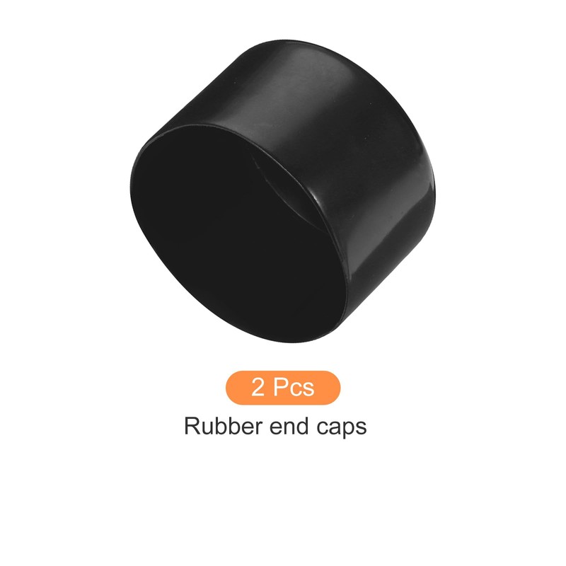 Rebower 2 Pack Screw Thread Protector Cover Rubber End Caps,
