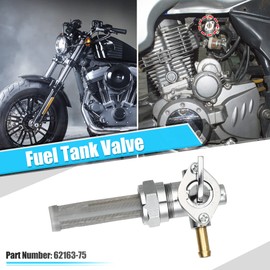 X AUTOHAUX Motorcycle Fuel Gas Petcock Valve Shut Off Tank Switch Assembly 62167-81 62163-75 for Harley Sportster Fuel Tank Switch Valve Part