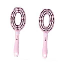FOMIYES 2pcs Scalp Massage Comb for Women Plastic Hairdressing Tool Mane Comb Curly Hair Brushes Scalp Care Salon Home Use
