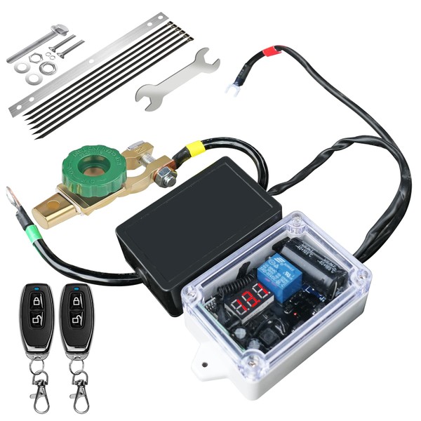 RV Remote Battery Disconnect Switch 12V Battery Shut Off Switch