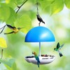 Generic Bird Feeders for Outdoors, 3 Compartment Hanging Dome Bird