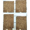Walnut Burl Wood Veneer 20" x 21" raw no Backing
