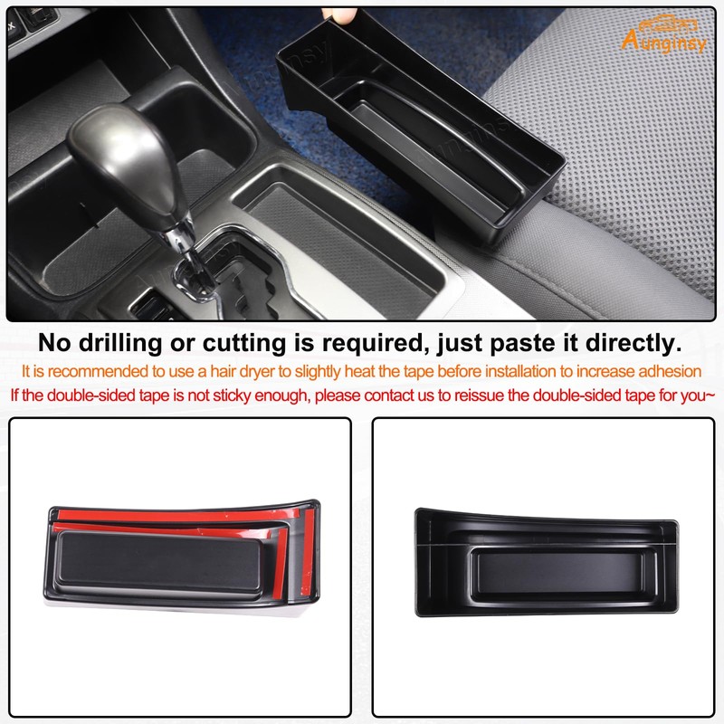 Aunginsy Center Console Side Gear Shift Storage Box Compatible with
