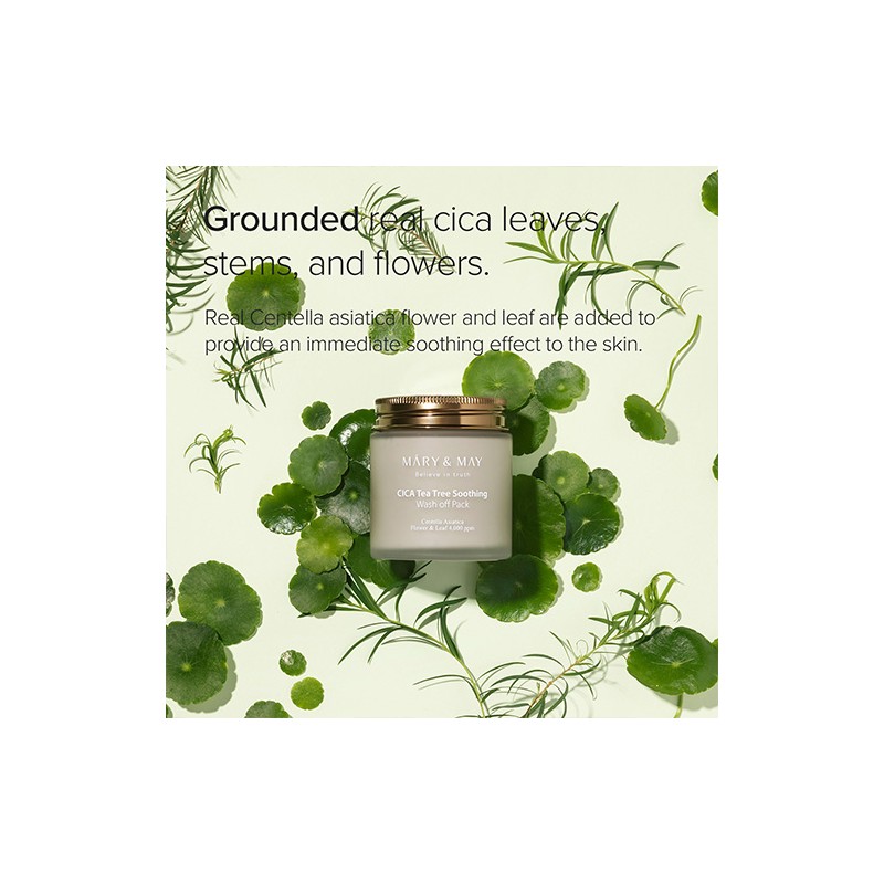 Mary&May [Mary&May]CICA TeaTree Soothing Wash off Pack 125g