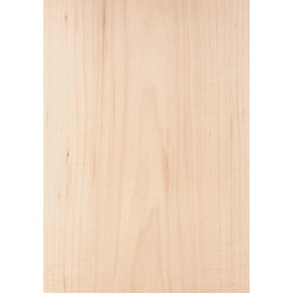 Slice Wood, Natural Wood Sheet, Thick, 0.02 inch (0.55 mm), A4, 1 Sheet, Maple Material, Maple Maple