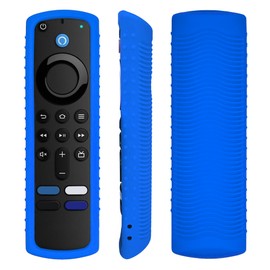 HoldFist Remote Cover Case Skin for Fire TV Stick, Compatible with Most Models of Fire Stick 4k/Voice, Fire TV Remote, Shockproof, Dustproof, and Washable (Blue)
