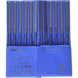 Tsubosan HI01256T Precision File, Set of 12, Flat